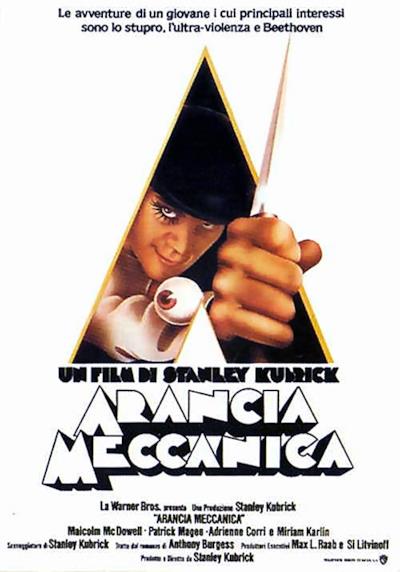 La locandina de Arancia Meccanica