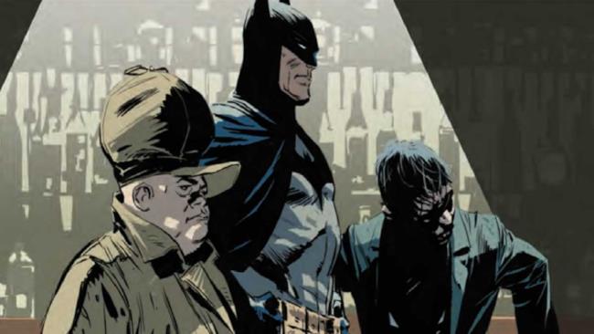 I supereroi di casa DC affronteranno i Looney Toones in cinque speciali a fumetti Batman e Taddeo in una scena della storia che li vede nemici