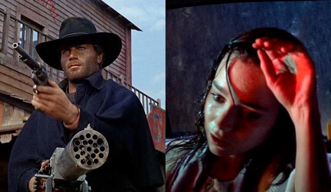 In lavorazione delle serie TV di Django e Suspiria Inquadrature dai film Django e Suspiria