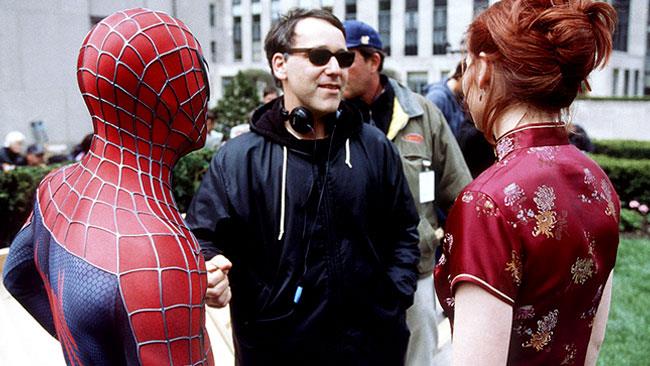 Sam Raimi vuole una seconda occasione con Spider-Man Sam Raimi sul set con Spider-Man