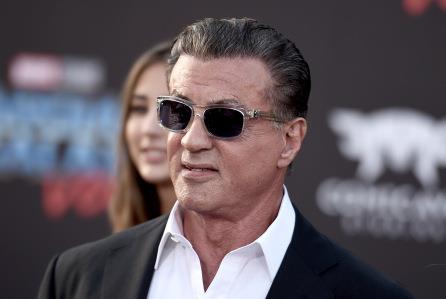 L'attore Sylvester Stallone Primo piano di Sylvester Stallone, volto di Rambo, Rocky etc.