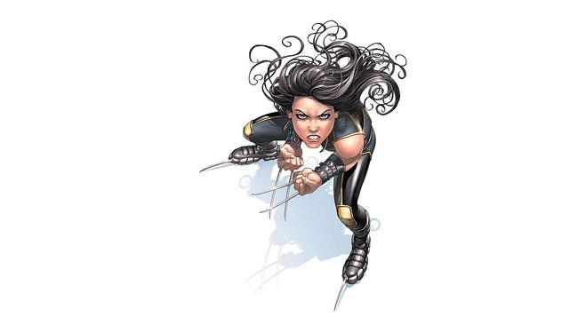 Ecco X-23 dei fumetti Una pagina del fumetto di Wolverine