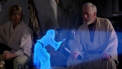Il messaggio di aiuto di Leia a Obi-Wan Kenobi in Episodio IV