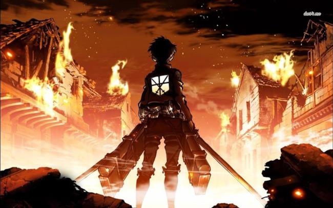 L'Attacco dei Giganti sta per diventare un gioco di società Una scena dell'anime L'Attacco dei Giganti