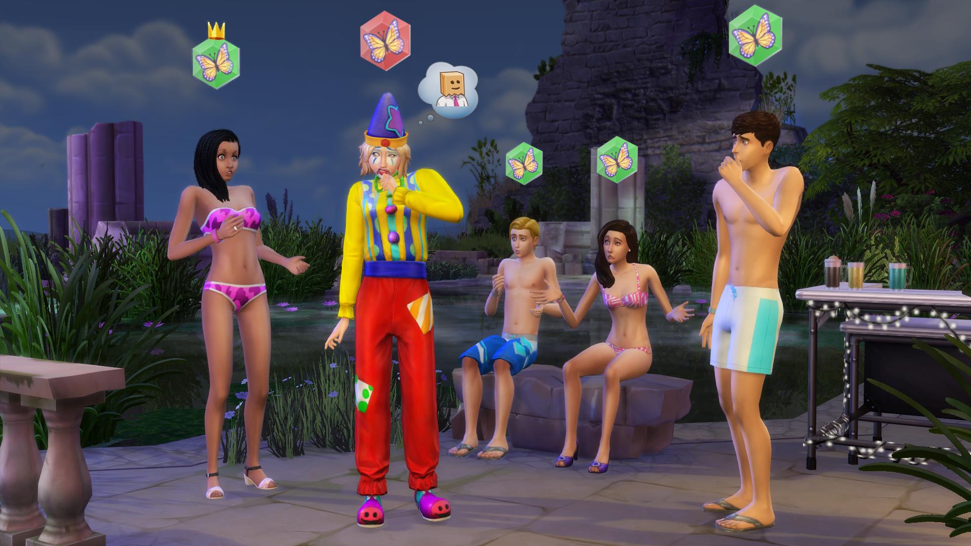 Un'immagine del videogame The Sims 4