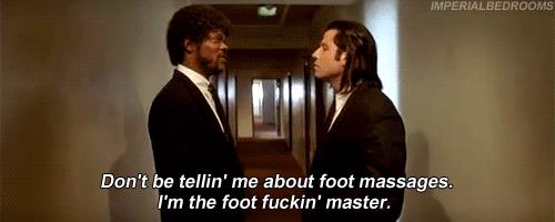Gif da Pulp Fiction sui piedi