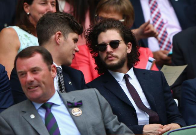 Kit Harington assiste a una partita a Wimbledon