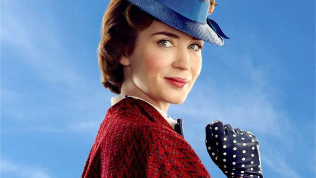 Emily Blunt nei panni di Mary Poppins Mary Poppins