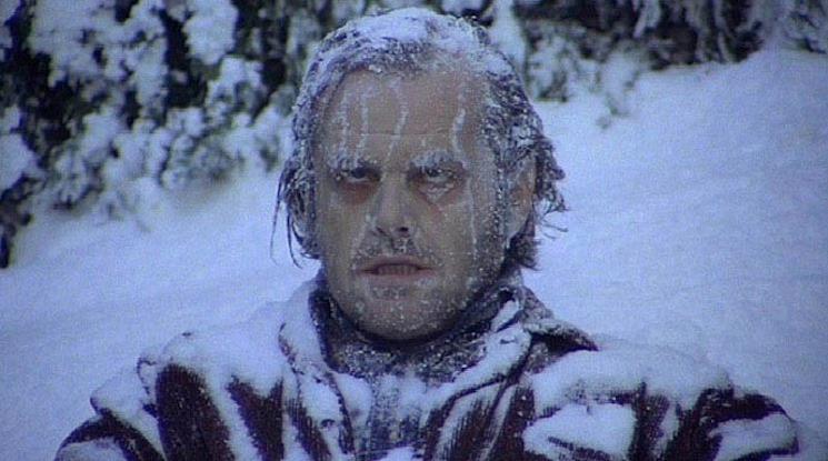 Una scena di Shining