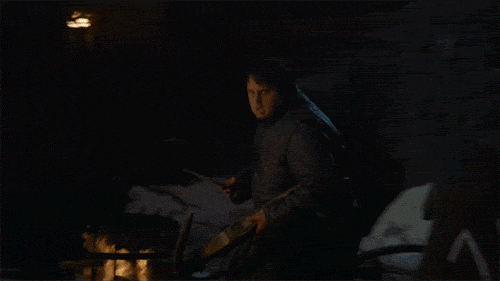 Sam Tarly uccide un Thenn in Game of Thrones