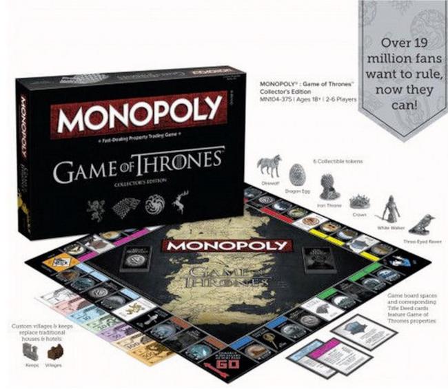 Il Monopoly di Game of Thrones arriverà per davvero Monopoly di Game of Thrones