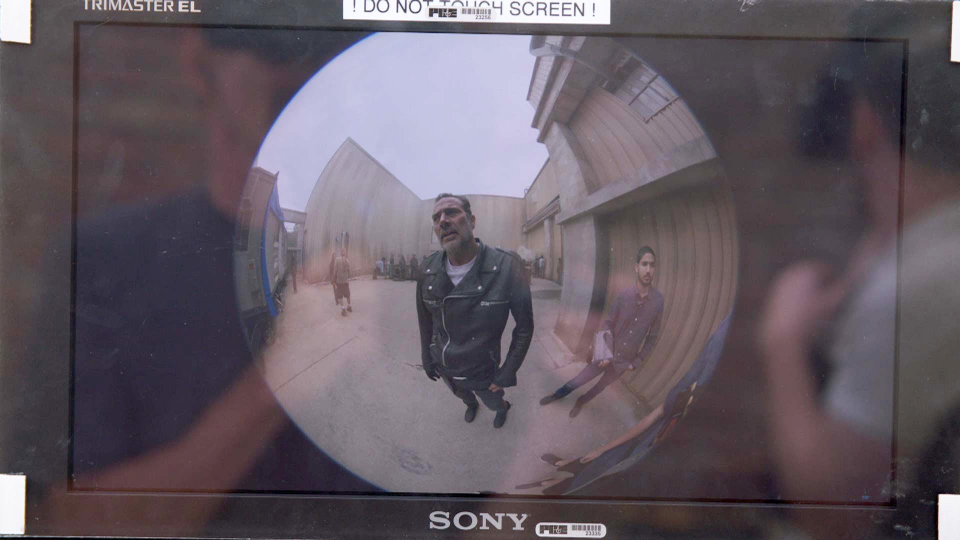 Negan nella scena presentata nella nuova app AMC VR