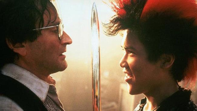 Rufio e Peter Pan in Hook - Capitano Uncino Robin Williams e Dante Basco in Hook