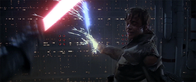 Luke Skywalker e Darth Vader