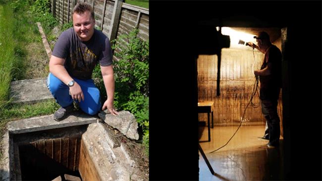 Chris Scott e il bunker La foto dello scopritore