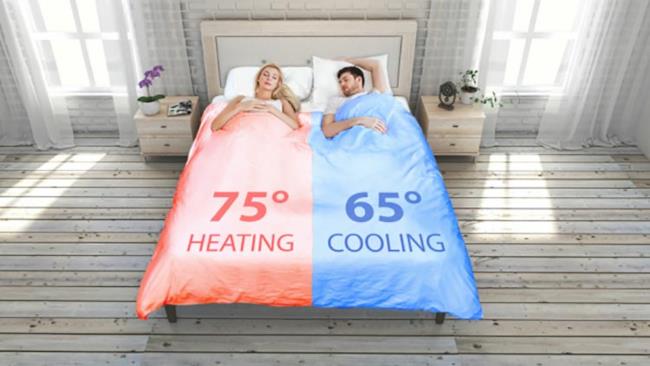 SmartDuvet, il letto matrimoniale climatizzato che si fa da solo Il letto climatizzato all'opera