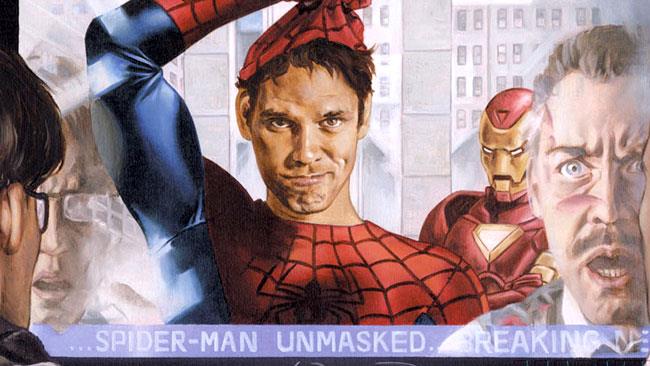 Spider-Man si toglie la maschera nei fumetti di Civil War