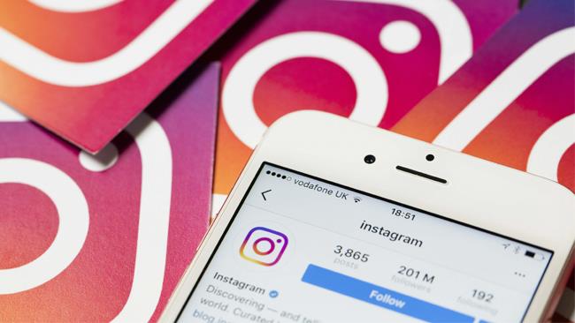 Il logo di Instagram L'immagine dell'icona del social network