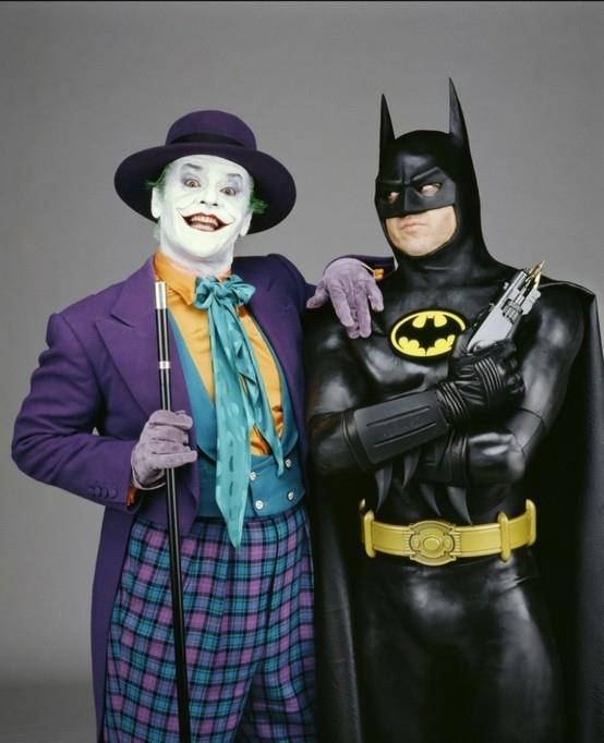 Jack Nicholson e Michael Keaton nel film Batman del 1989