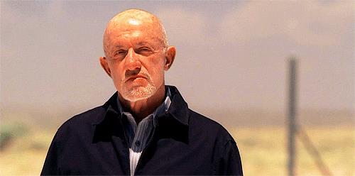 Mike Ehrmantraut nel deserto