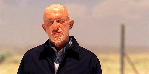 Mike Ehrmantraut nel deserto