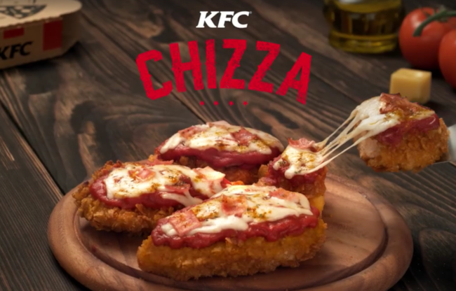 KFC presenta Chizza La nuova Chizza di KFC