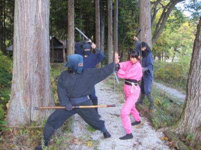 Alcuni ninja in azione