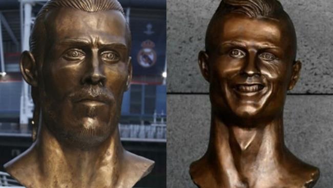 Il nuovissimo busto di Bale I busti di Bale e Ronaldo