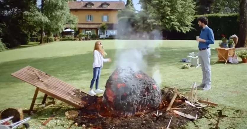 Una scena dello spot