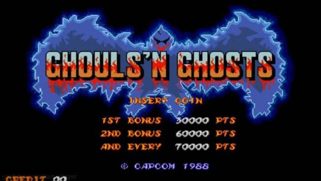 Ghouls ‘N Ghosts su Android e iOS La schermata iniziale di Ghouls ‘N Ghosts
