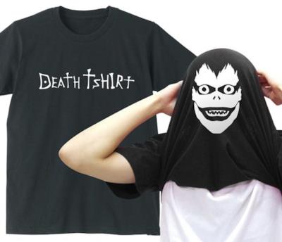 Death Note presente nella collana di T-shirt.