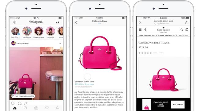 Arriva anche in Italia la funzione Shopping di Instagram Un esempio di prodotto acquistabile su Instagram tramite la nuova funzionalità Shopping