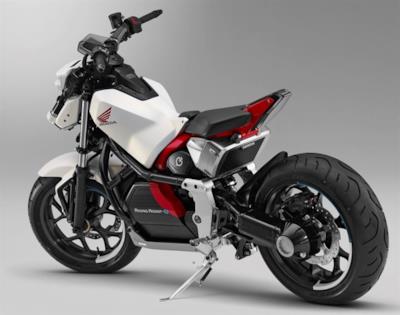 L'Honda Riding Assist-E vista da dietro