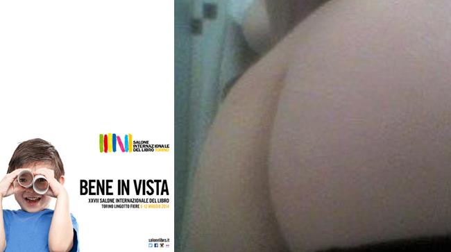 Isabella Santacroce dedica una foto con le sue natiche al Salone del Libro di Torino La scrittrice Isabella Santacroce si fotografa il sedere e lo dedica al Salone del Libro di Torino