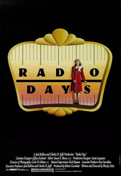 La locandina de Radio Days
