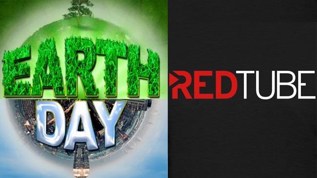 RedTube regala una settimana di porno gratis se non sprechi acqua Il logo ufficiale di RedTube e della Giornata della Terra