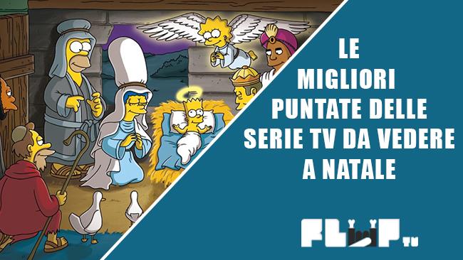 La copertina della rubrica I Simpson ricreano il presepe