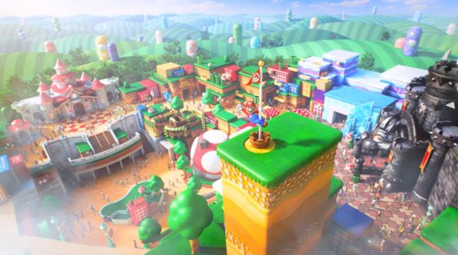 Super Nintendo World Una concept art per il futuro parco a tema Super Nintendo World in Florida.