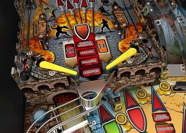 Alcuni Bonus del flipper di Game of Thrones