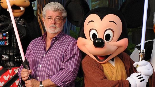 Disney ha rifiutato le idee di George Lucas per Star Wars 7 George Lucas e Disney Star Wars