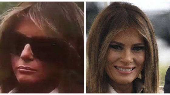 Gli americani sono convinti che ci siano 2 Melania Trump Melania e la sua presunta controfigura