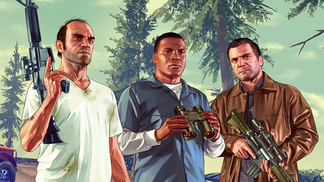 GTA 5 è il videogioco dall'incasso più alto di sempre I tre protagonisti di GTA 5