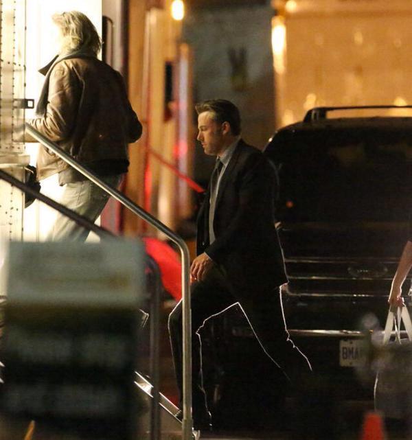 Batman visita il set di Suicide Squad