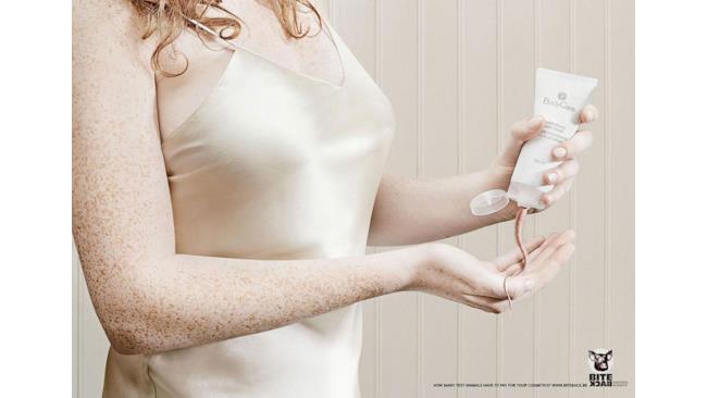 Combattere l'effetto dei test sui cosmetici