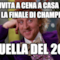 Ti invita a cena a casa sua per la finale di champions È quella del 2037