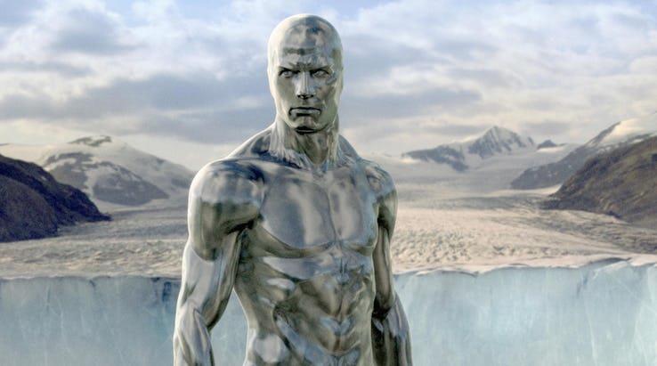 Silver Surfer, comparso nel film sui Fantastici 4 del 2007.