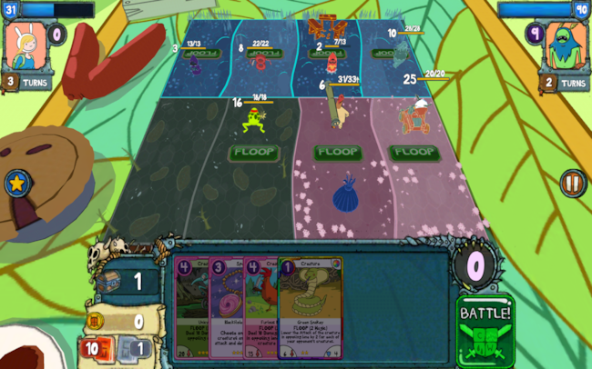 App Gratis, la nuova iniziativa di Google per promuovere gli sviluppatori Una schermata di una partita a Card Wars