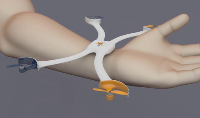 Nixie è il primo drone da polso al mondo Un'immagine del prototipo di Nixie
