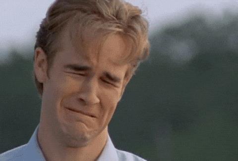 Dawson che piange - GIF di reazione ai commenti, le più divertenti da usare su Whatsapp e Facebook