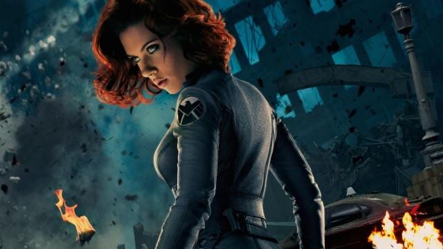 Una scena di Avengers Scarlett Johansson è Vedova Nera